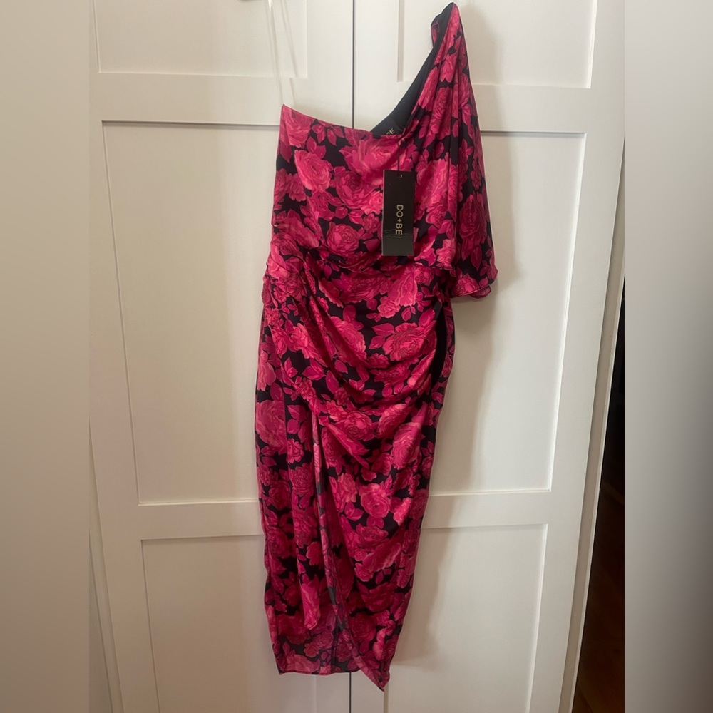 DO+BE one shoulder dress NWT